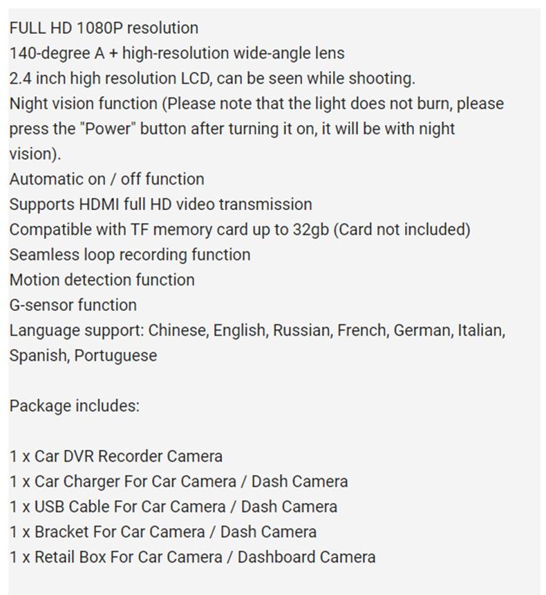 2020 HD 1080P Car Camera Dashcam DVR Recorder Dashboard camera car DVR Auto Rear View Camera MIRROR CAMERA
