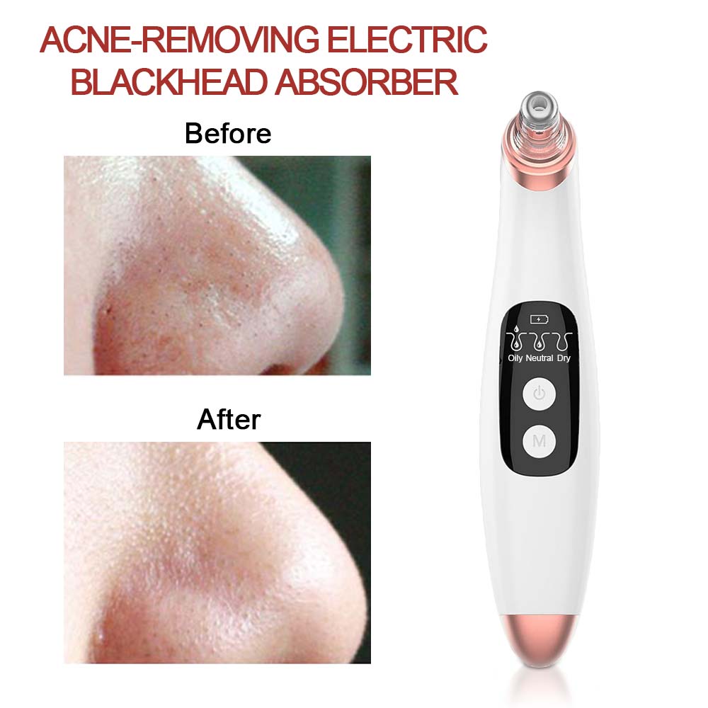 New Arrival Smart WIFI Visual Blackhead Remover Vacuum Suction Pore Cleaner Built-in 20X 5.0MP Camera Acne Removal Cleaning Tool