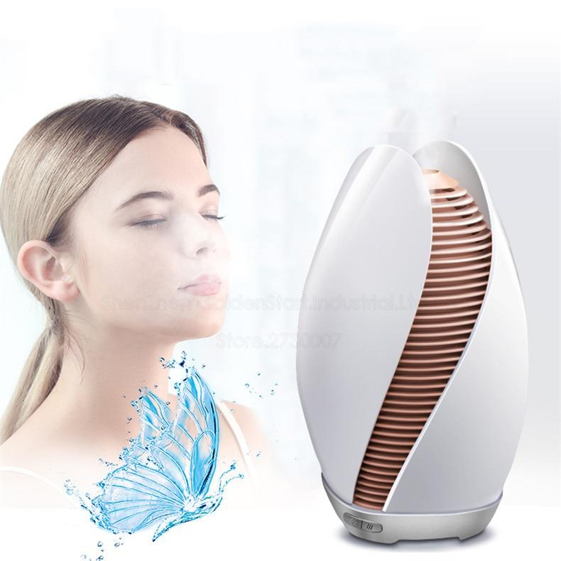 Beautiful Flower Bud Aroma Diffuser Ultrasonic Mute Air Humidifier DC24V 110ml Household Aromatherapy Essential Oil Diffuser