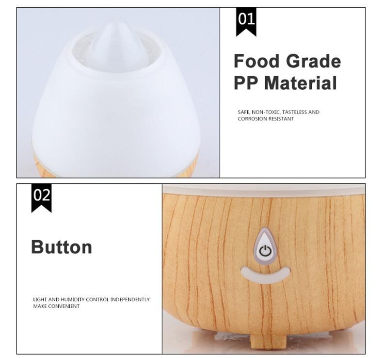 Mini Water Droplet Aroma Diffuser Bluetooth Music Essential Oil Diffuser USB Home Office Small Humidifier