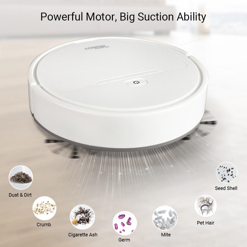 Intelligent Vacuum Cleaner Cleaner Floor Sweep Machine Floor Mopping Robot Rechargeable Dust Collector Catcher Mopping Sweeping