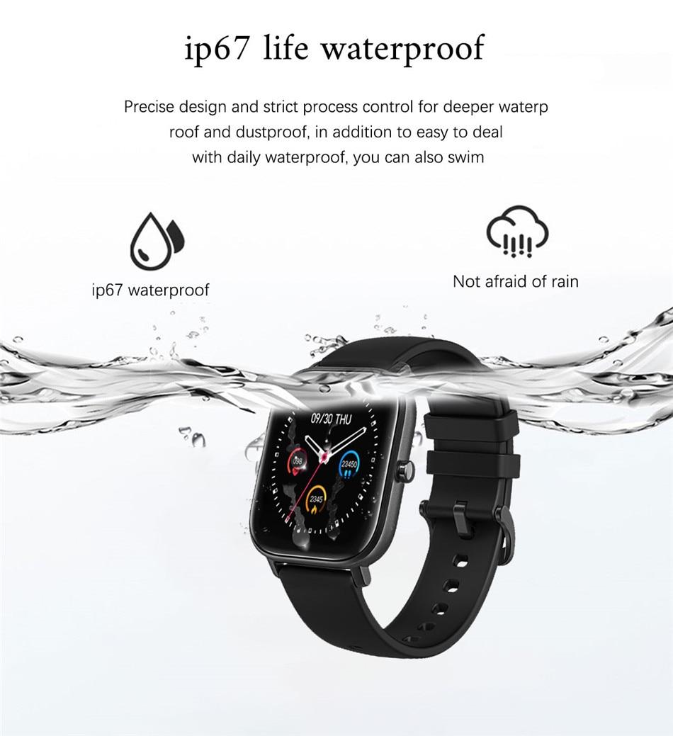 LIGE Fashion Smart Watch Women Sports Fitness Heart Rate Blood Pressure Monitor Multifunctional Lady Watch Waterproof Smartwatch