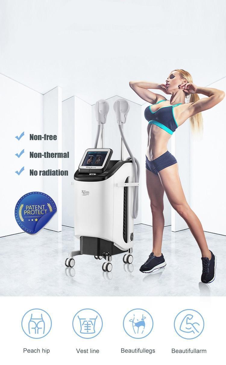 The latest professional electric muscle stimulation fat burn weight loss device exercise body slimming beauty machine