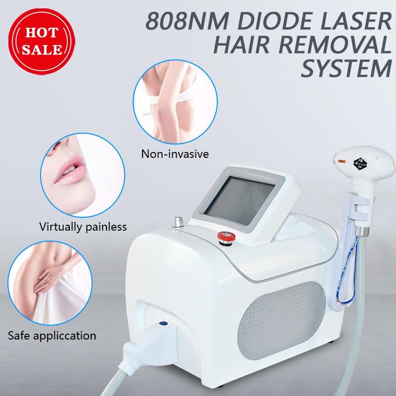 Free Shipping High energy 808nm Diode laser machine for hair removal & skin rejuvenation/ Painless 808nm hair removal machine