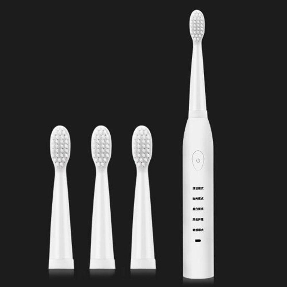Electric Toothbrush Powerful Ultrasonic Sonic USB Charge Rechargeable Tooth Washable Electronic Whitening Teeth Brush DropShip